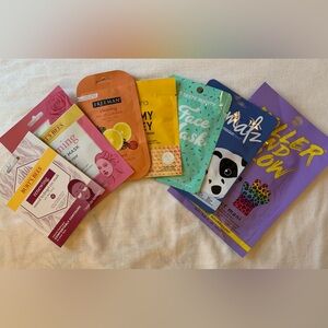 NIB - Bundle of 7 Masks ( 4 Face Masks + 1 Hand Mask + 1 Eye Mask)
